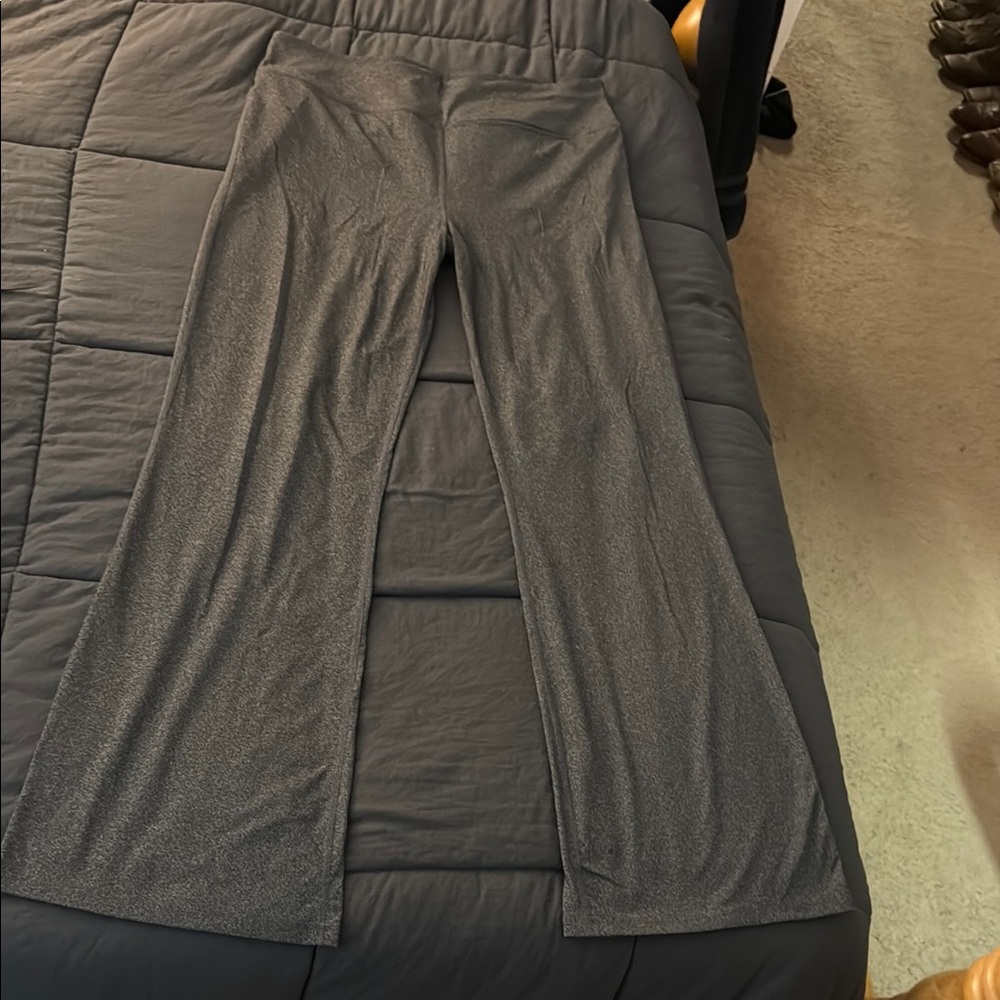 Skechers Gray Wide-Leg Leggings